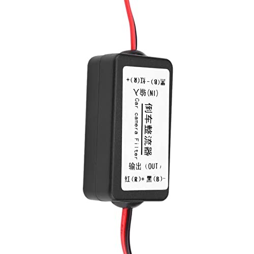 12V DC Car Rearview Camera Power Relay Capacitor Filter Rectifier