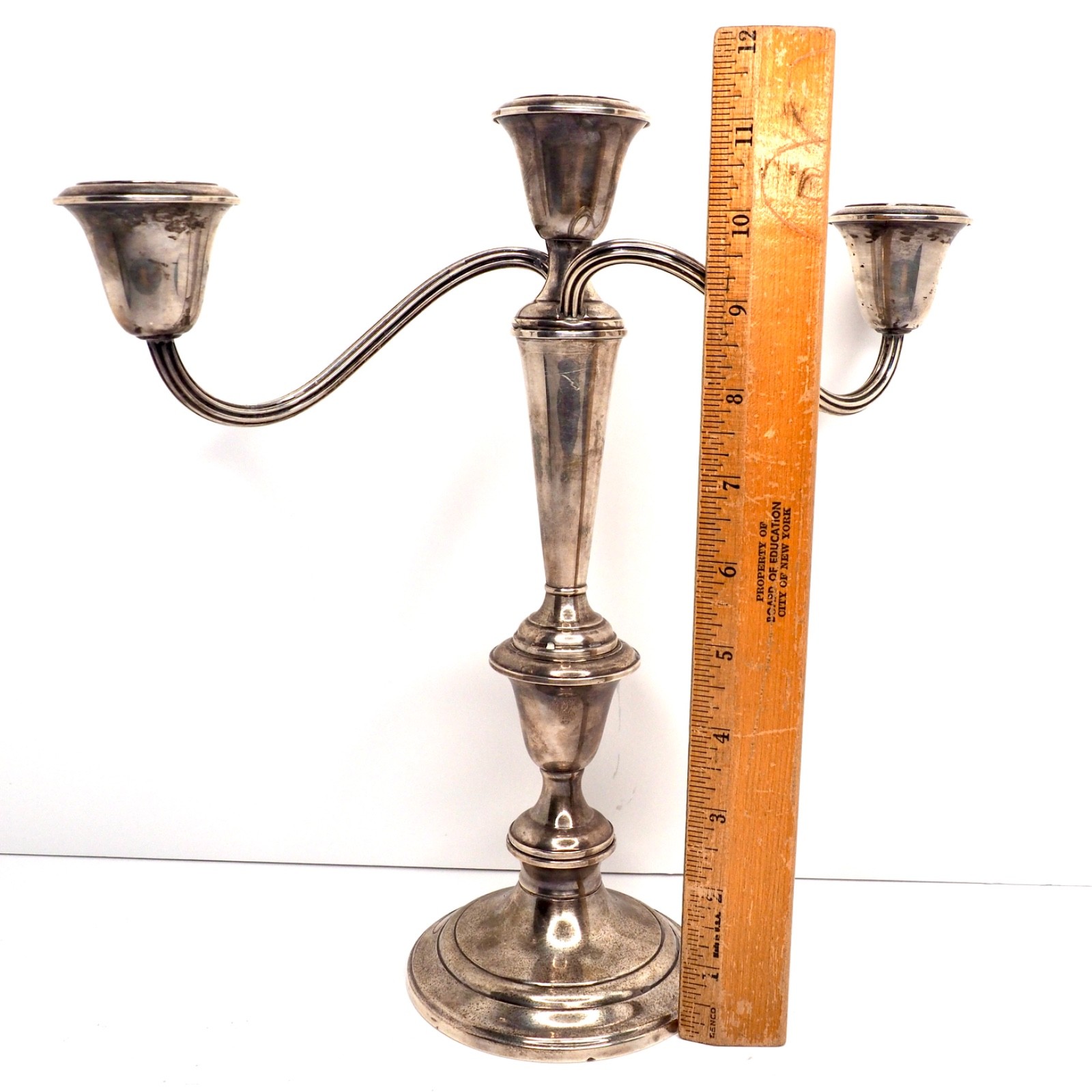 Sterling Silver Vintage Gorham Candelabra Candle Holder 808/1 $SILVER$ ~836g~