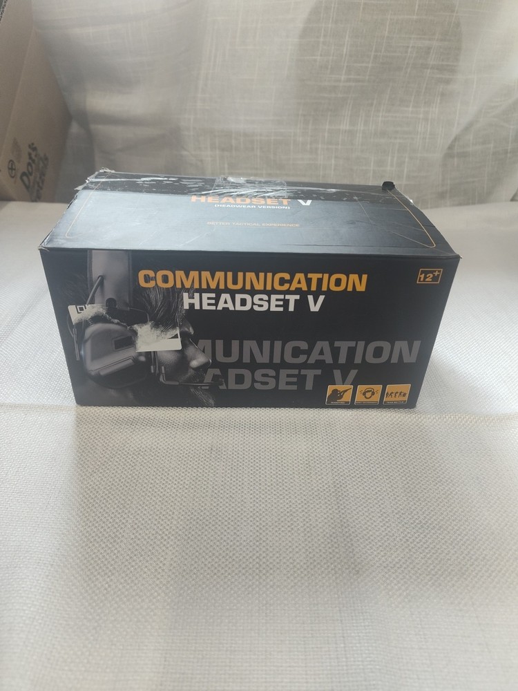 Communication Headset V Designed for Use with Helmets For Tactical Use