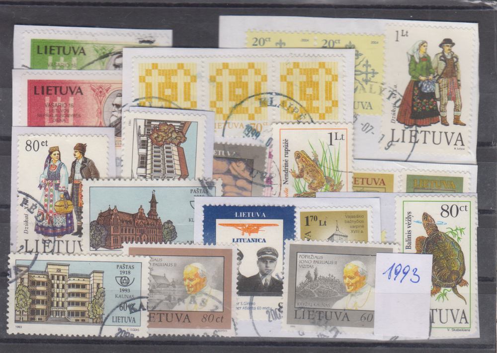 Europa ,Lithuania .USED ,1993
