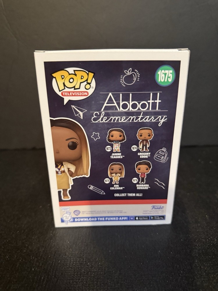 FUNKO POP ! AVA COLEMAN 1675 ABBOTT ELEMENTARY POP TELEVISION DB13