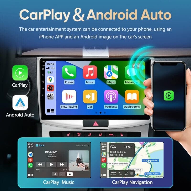 E150 E250 E350 1998-2008 7" Car Stereo Wireless CarPlay Android Auto