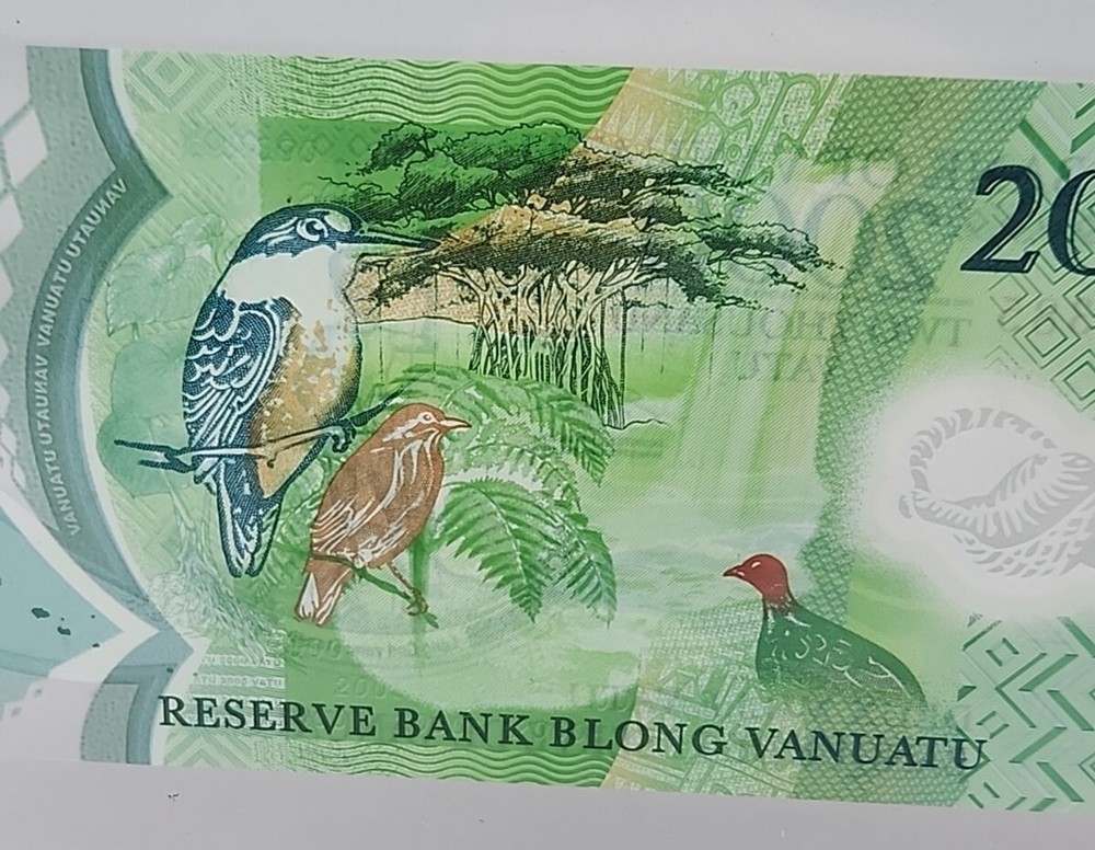 Vanuatu, 2000 Vatu, 2014, POLYMER, Birds