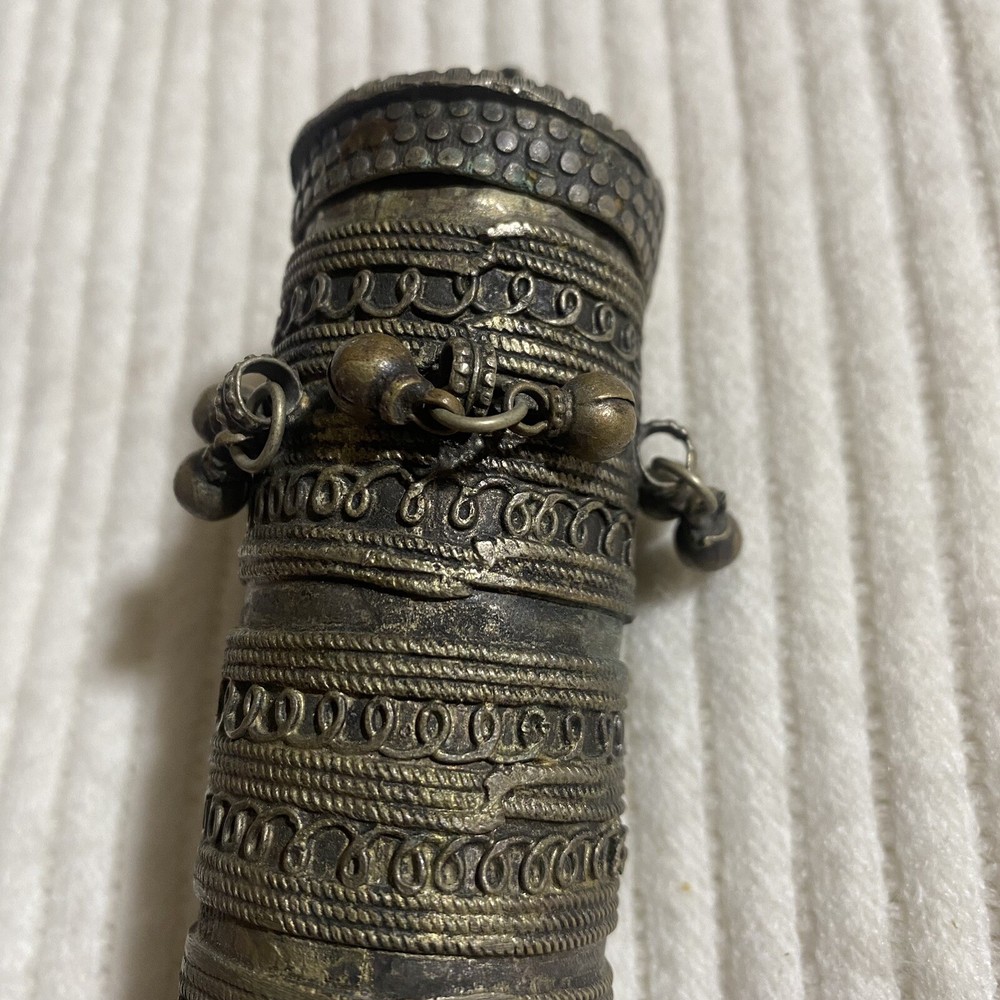 Antique handmade Silver Bottle
