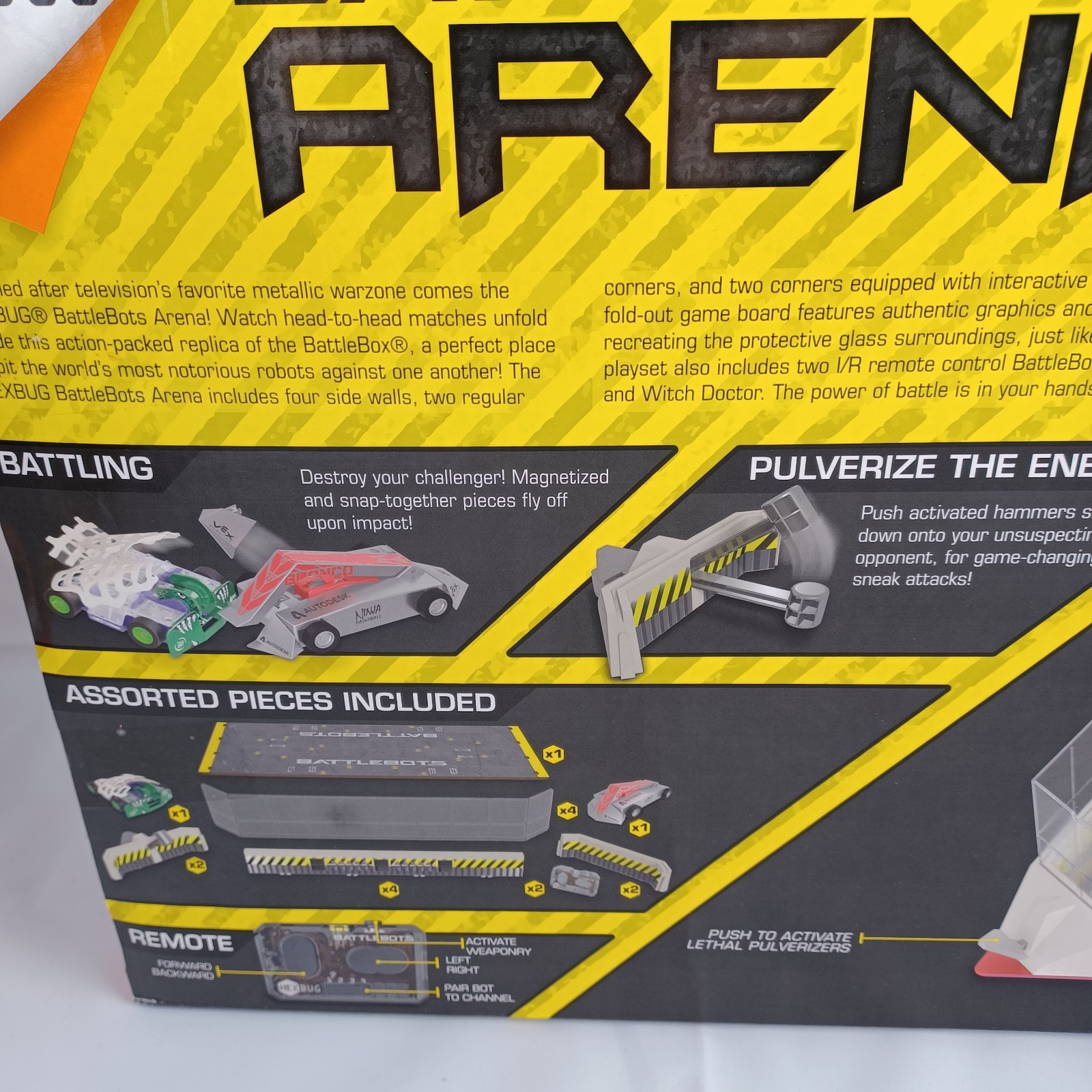 HEXBUG BattleBots Arena Bronco & Witch Doctor NEW