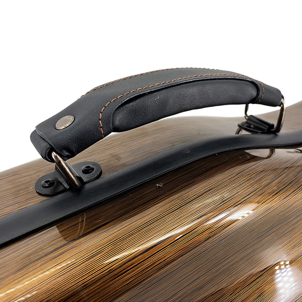 Violin Case 4/4 hard shell Carbon fiber Lightweight Triangle case with Backstrap