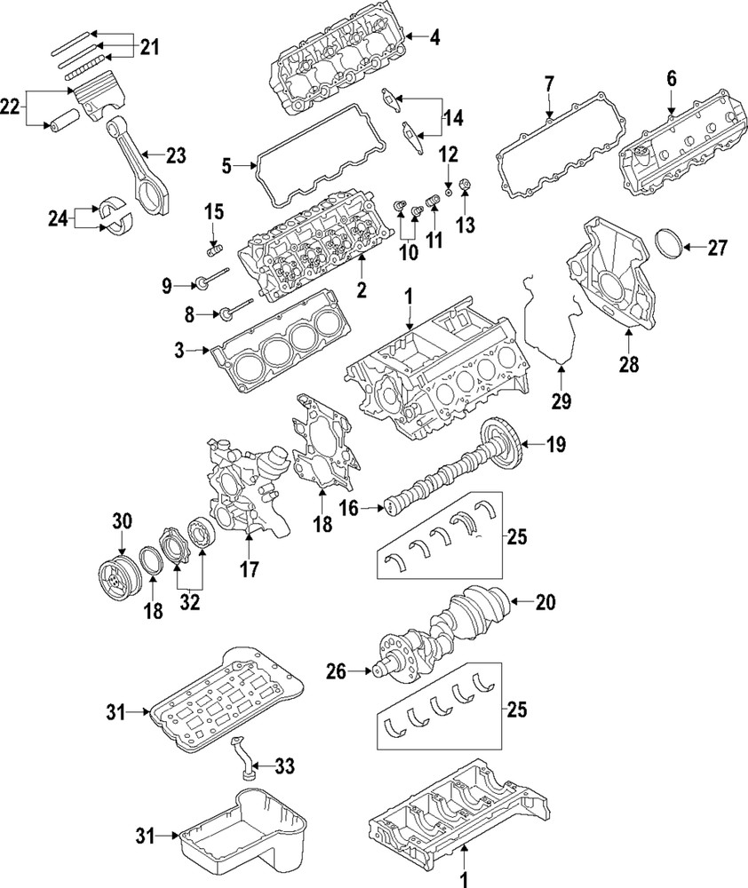 Genuine Ford Engine Valve Spring Retainer Keeper 3C3Z-6518-AA