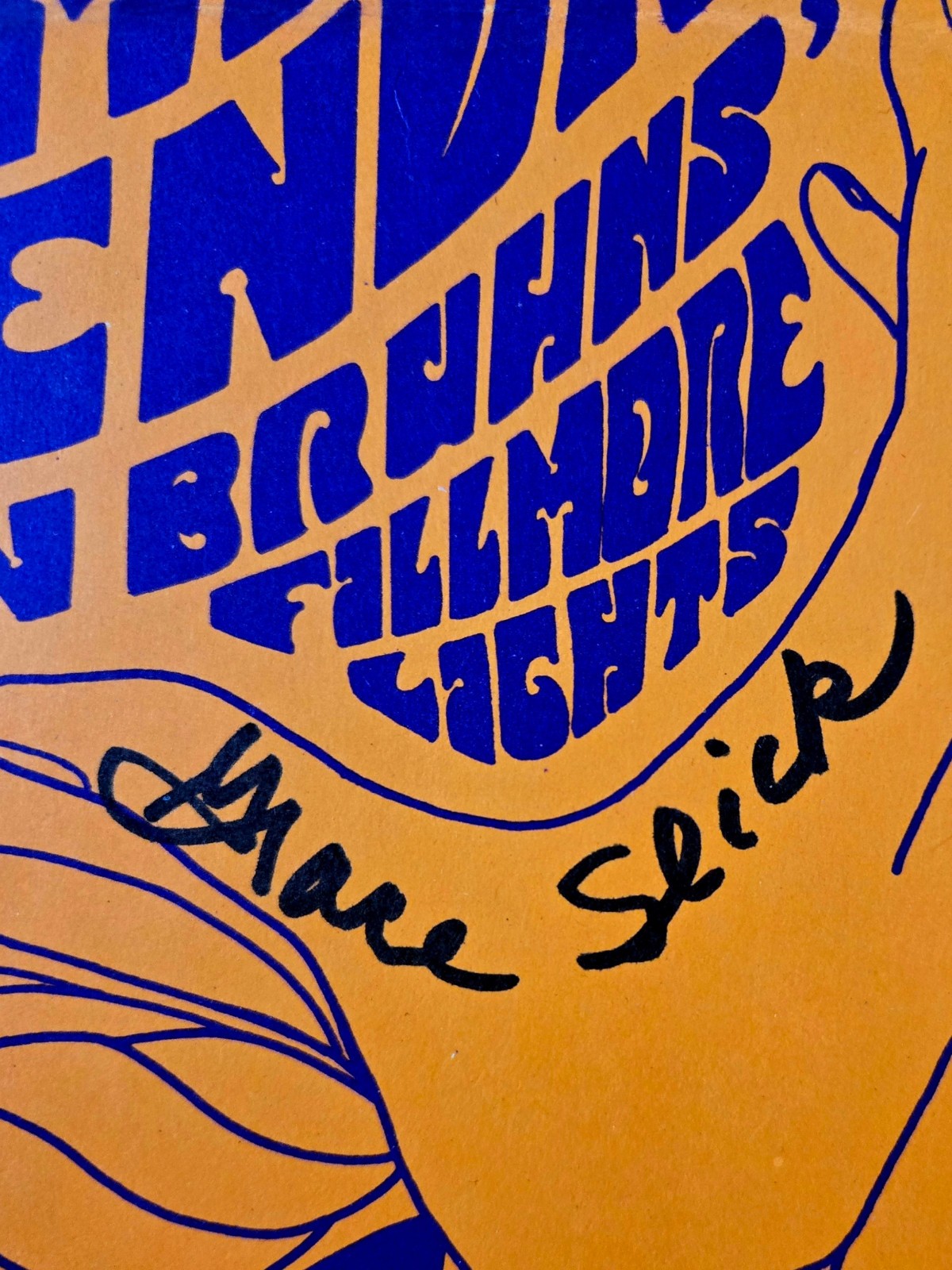 N Mint SIGNED Jimi Hendrix Jefferson Airplane 1967 BG 69 OP-1 AOR Poster