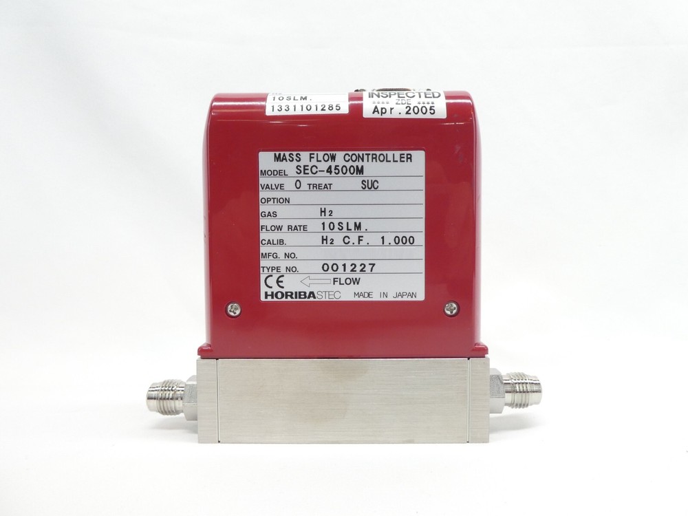 Horiba STEC SEC-4500M Mass Flow Controller MFC 10 SLM H2 Working Surplus