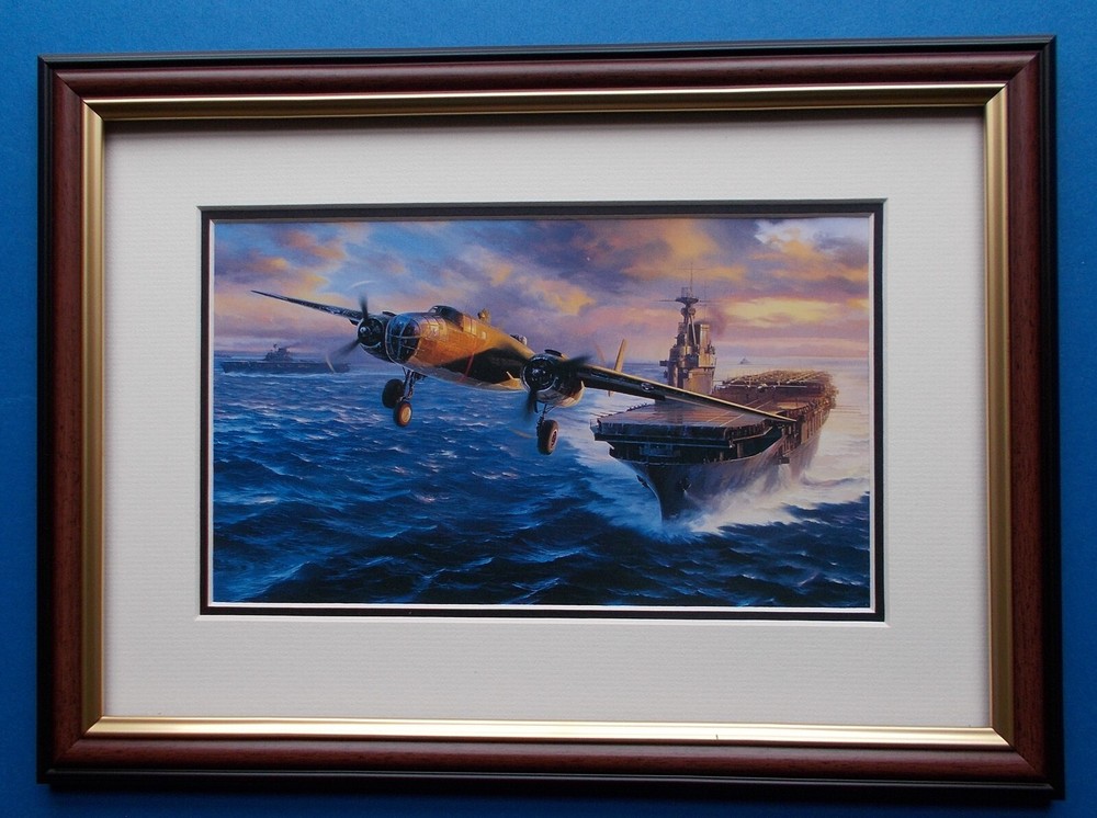 AIRCRAFT PRINT FRAMED - TOKYO BOUND
