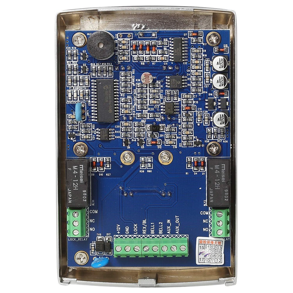 Access Control Keypad 125khz RFID Door Entry Controller with Waterproof Cover