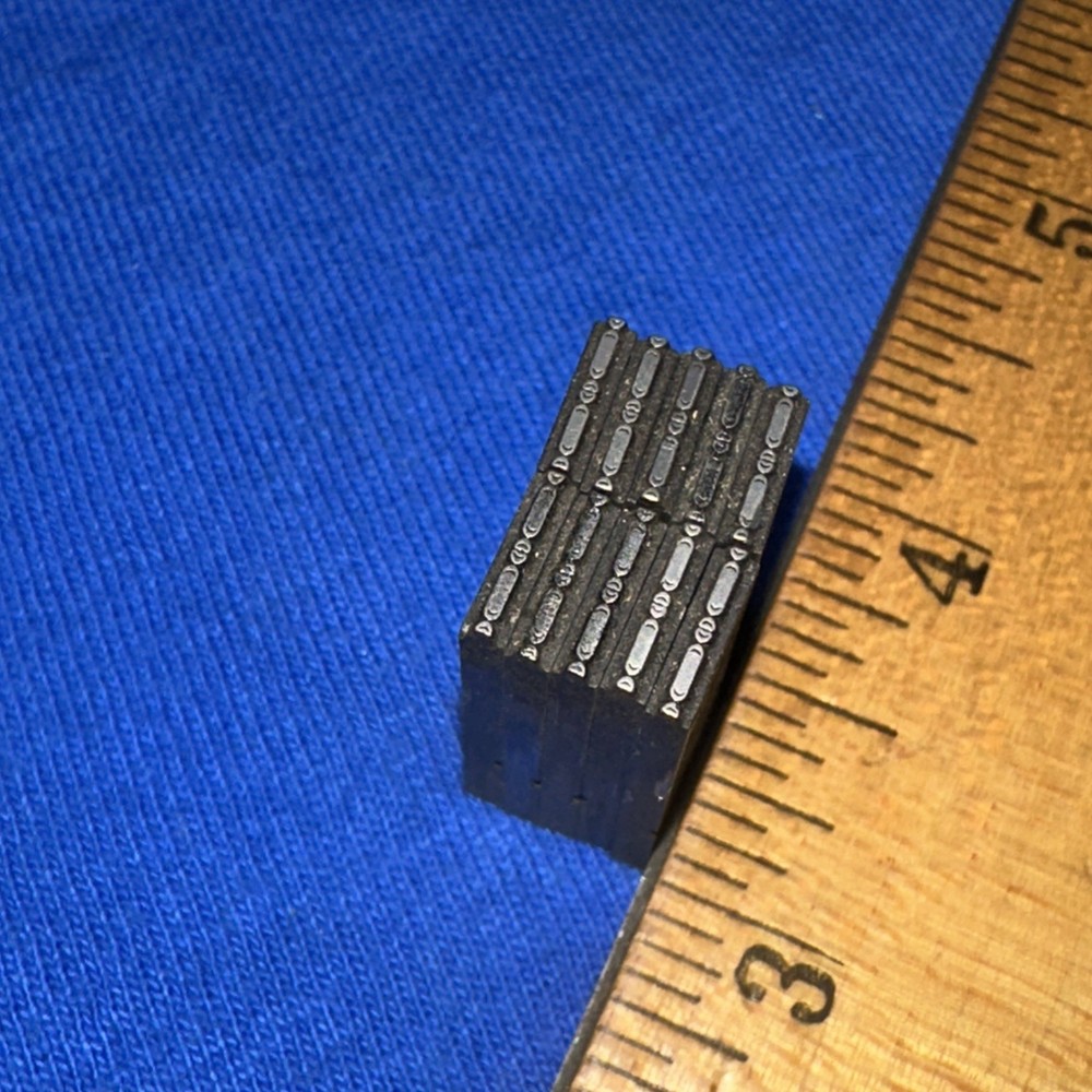 Printing Dingbats “ Ornamental Border Edges “ 10 Lead Dingbats Thin