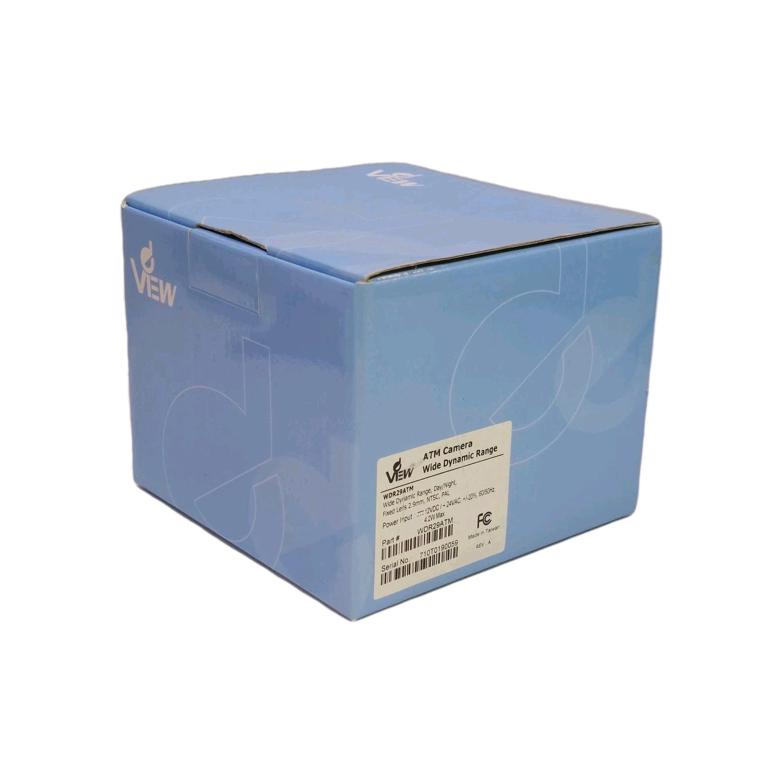 Deview View WD29ATM camera  Wide Dynamic Range, Day/Night 2.9mm Fixed Lens. New