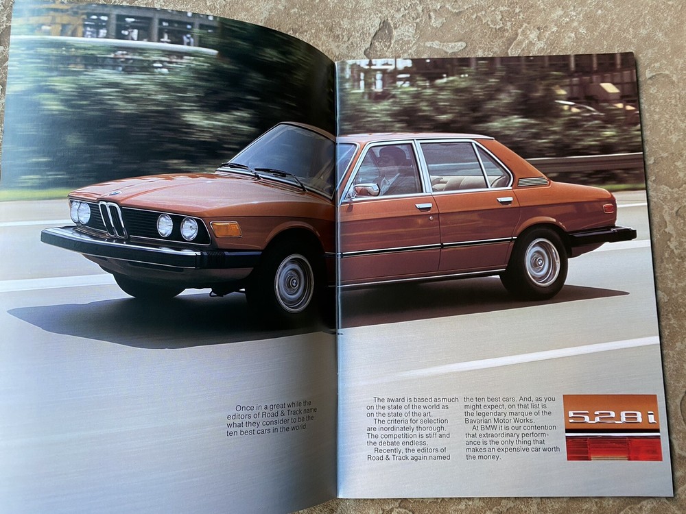 1978 BMW 528i Original Sales Brochure