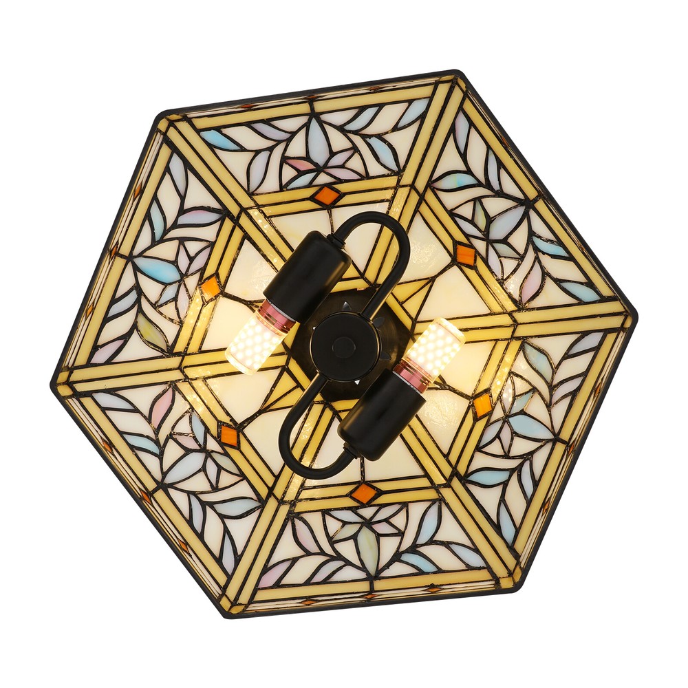 Elegant 2-Light Adjustable Pendant Light - Iron & Glass, Ceiling Mount
