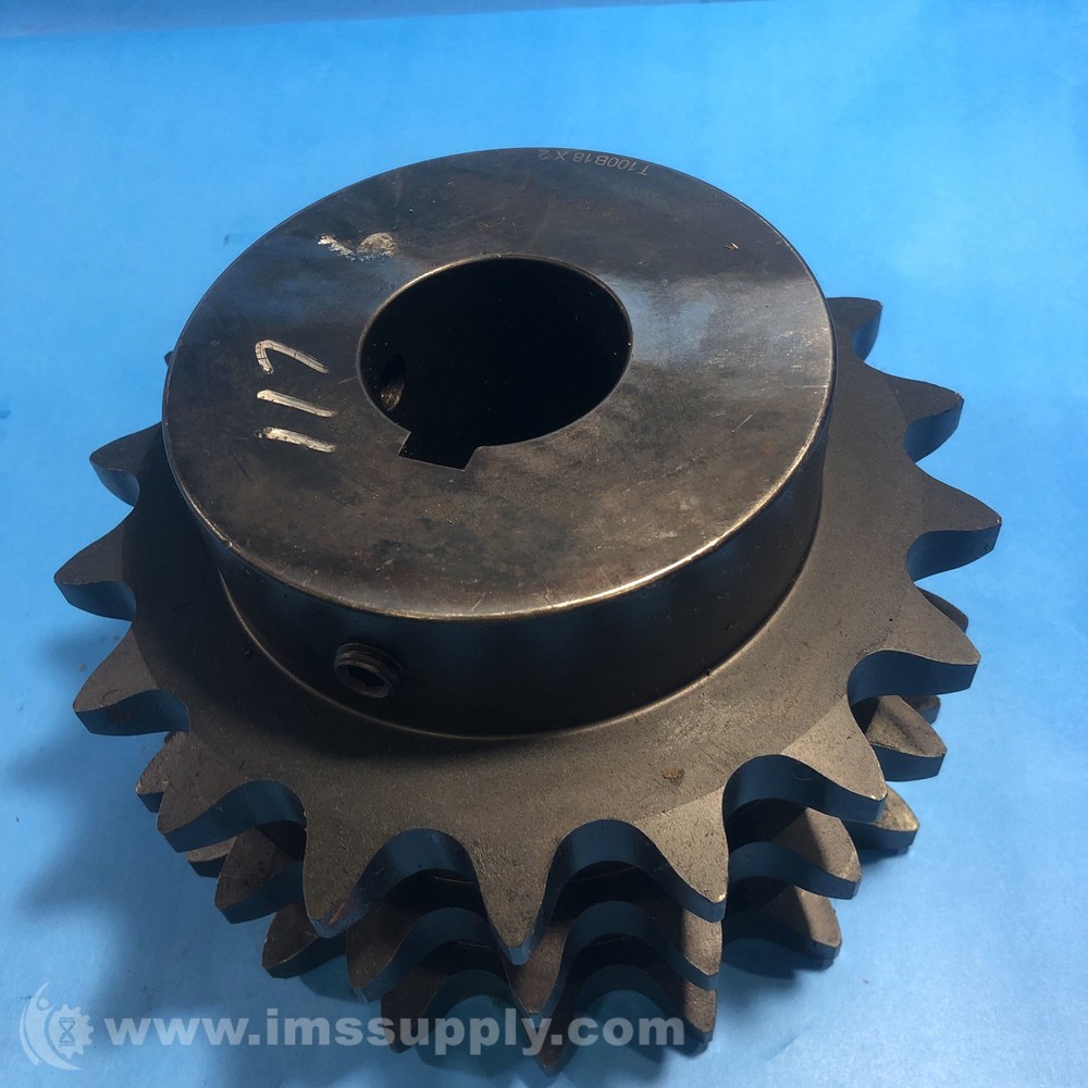 T100B18X2 Triple Roller Chain Sprocket USIP