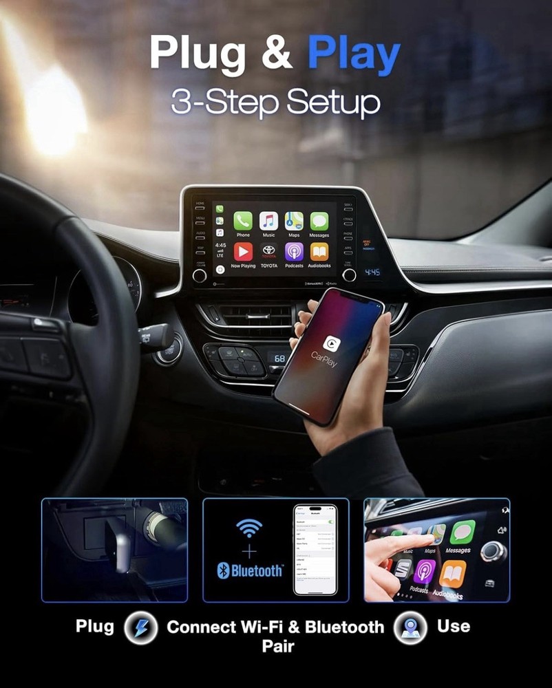 🔥CARPLAY WIRELESS ADAPTOR🔥