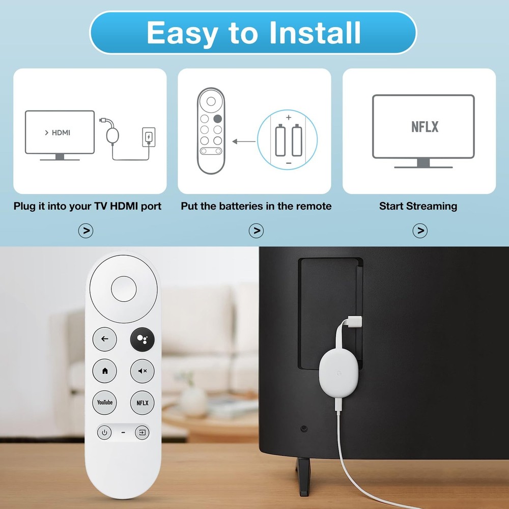 Replacement for Google-Chromecast-Remote, google, Google Chromecast
