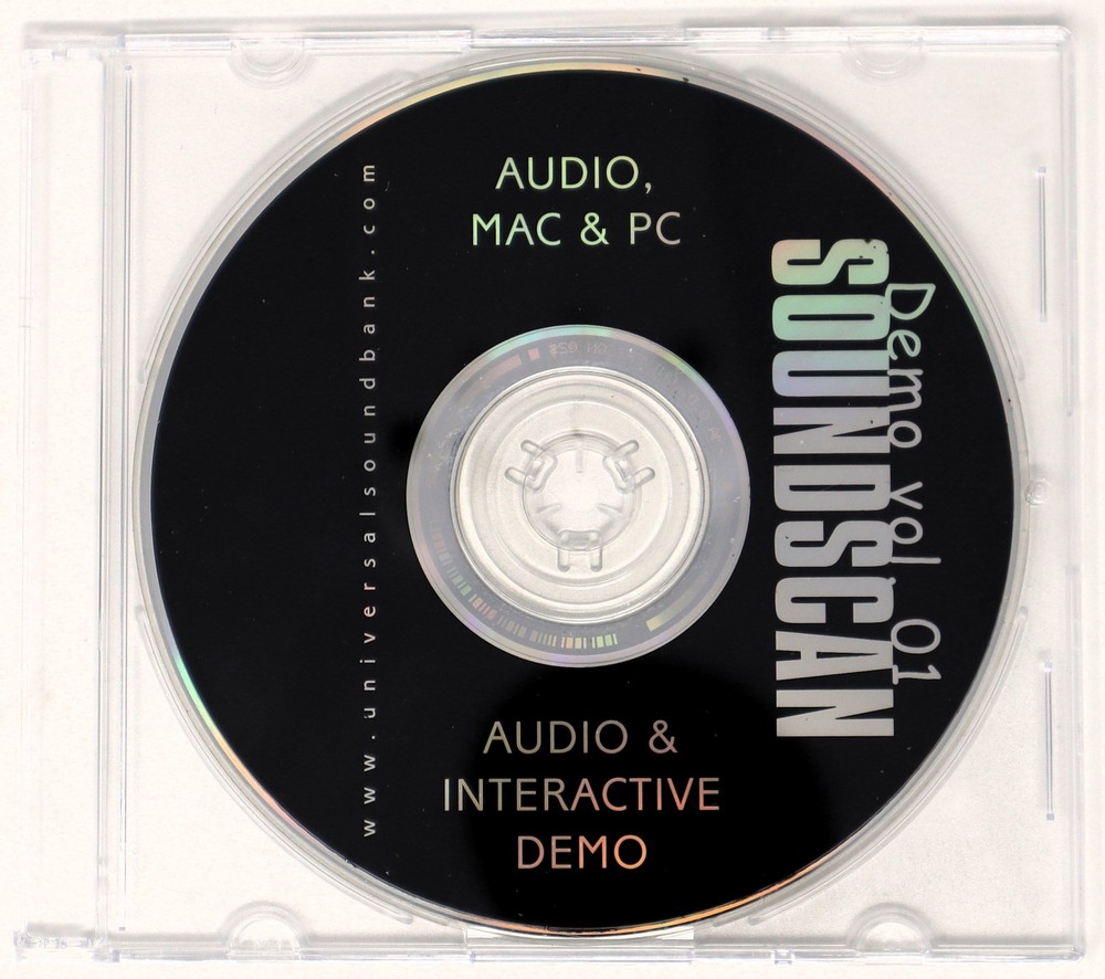 USB Soundscan Demo Vol 1 Sample Library/Sound Library/Sampling CD