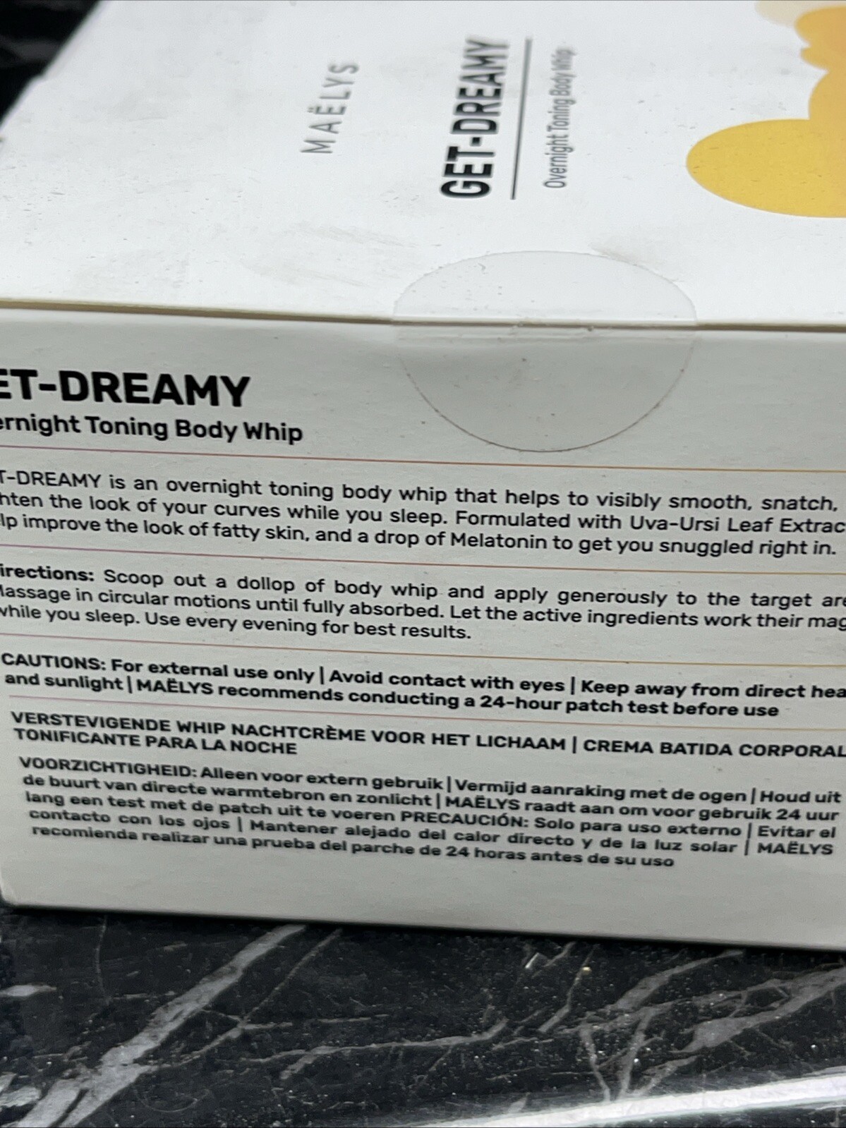 MAELYS Get-Dreamy overnight toning body whip 6.8 oz NEW 🔥sale🔥