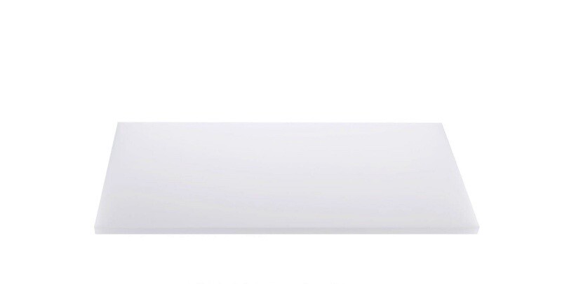 HDPE Cutting Board Plastic Sheet White Color Chopping Board Choose Size & Thick