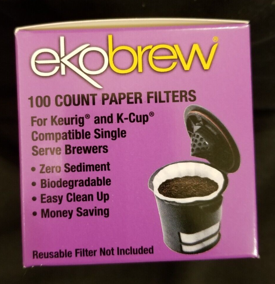Ekobrew Paper Filters - 100 Ct