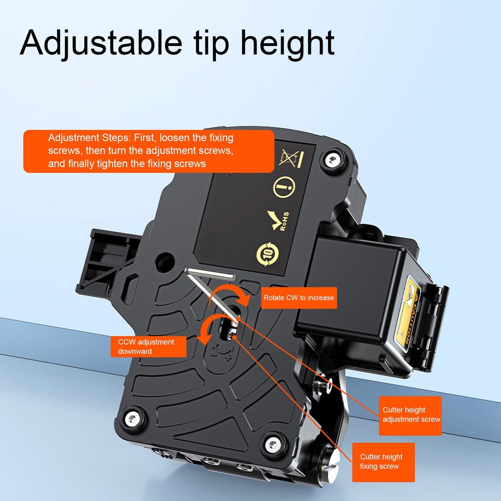 Optical Fiber Cleaver Tool Automatic Accurate Optic Cable Cutter A3 Accessory