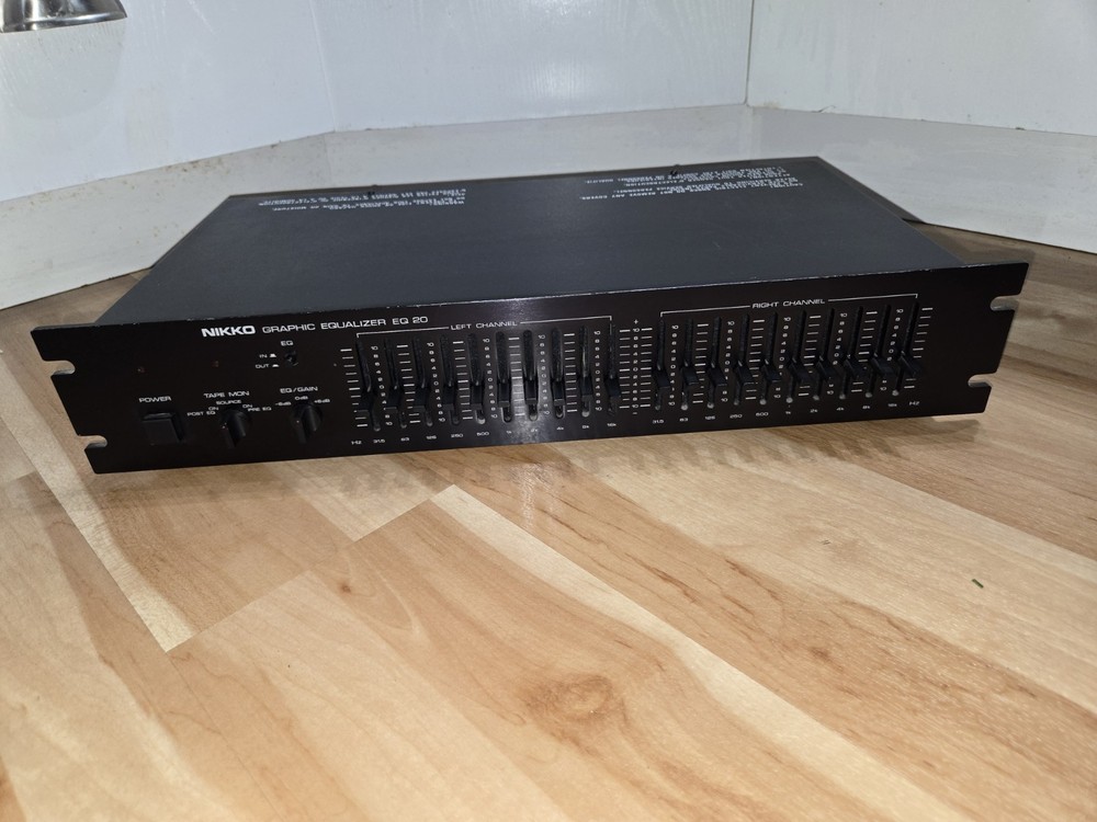 Vintage NIKKO Graphic Equalizer EQ 20 TESTED!