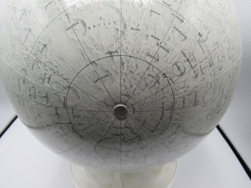 Vintage Replogle Lunar Globe 12” diameter sphere map moon