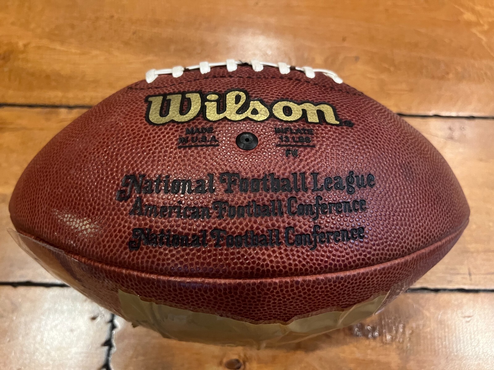 2000'S PHILADELPHIA EAGLES VS DALLAS COWBOYS GAME USED WILSON FOOTBALL