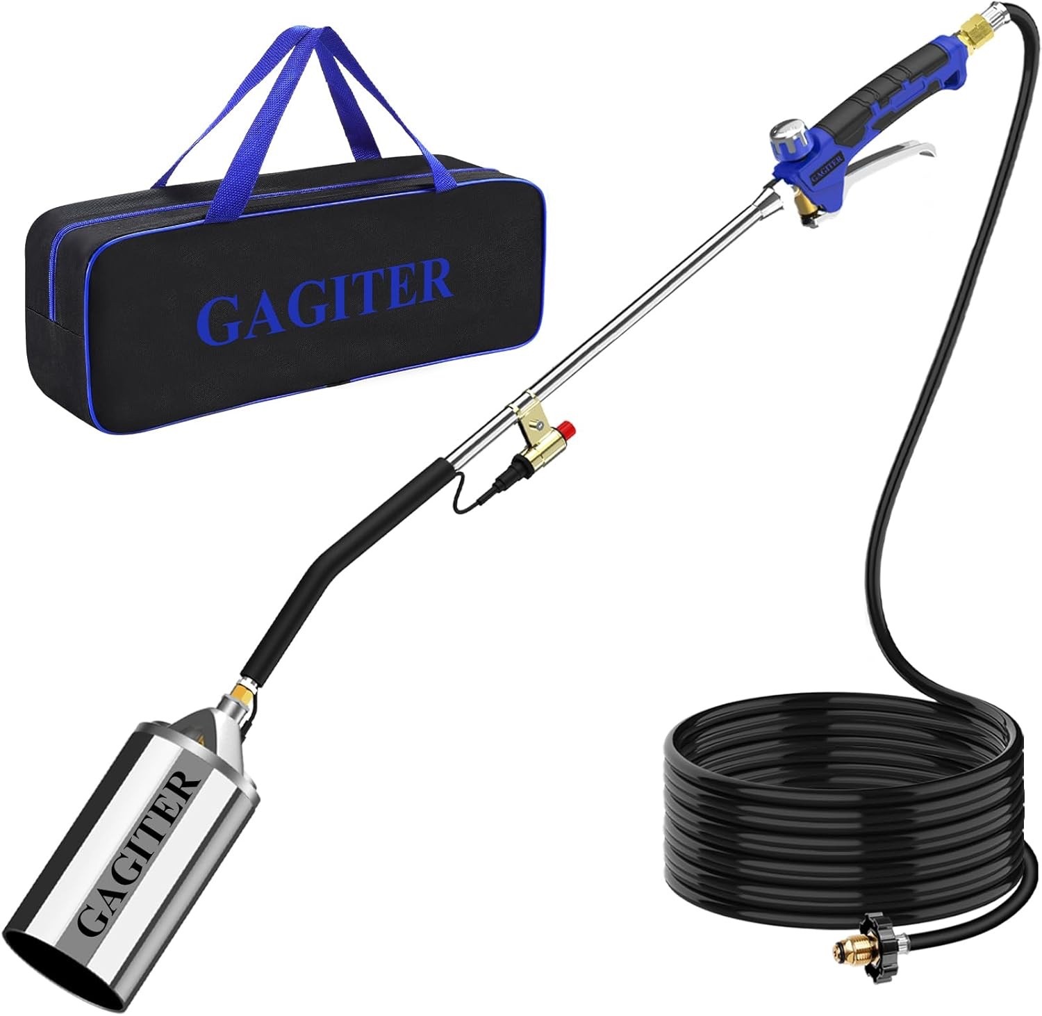 GAGITER Weed Torch Propane Burner, Blow Torch,180,000 BTU Propane Torch,Gas Vapo