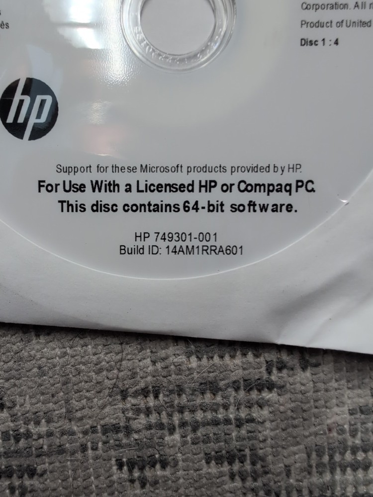 System Recovery CD - Windows 8.1 - HP