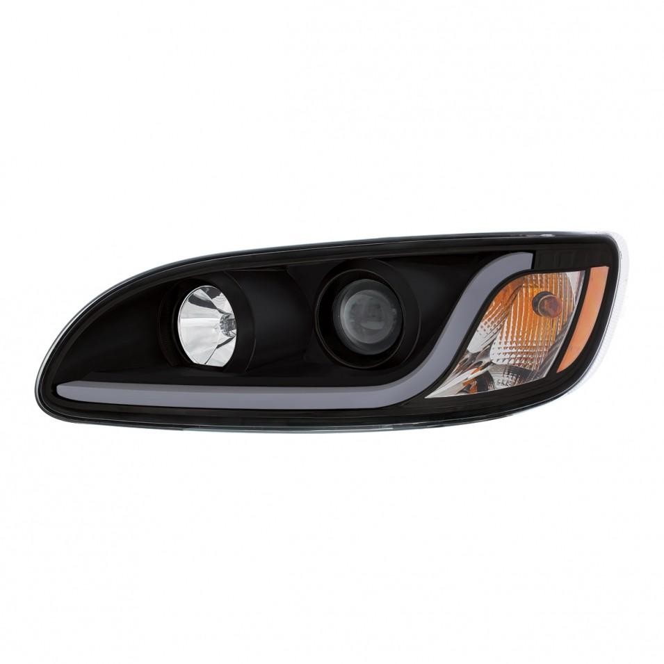 Peterbilt 300 Series Blackout Projection Headlamp With LED Dual Function Light