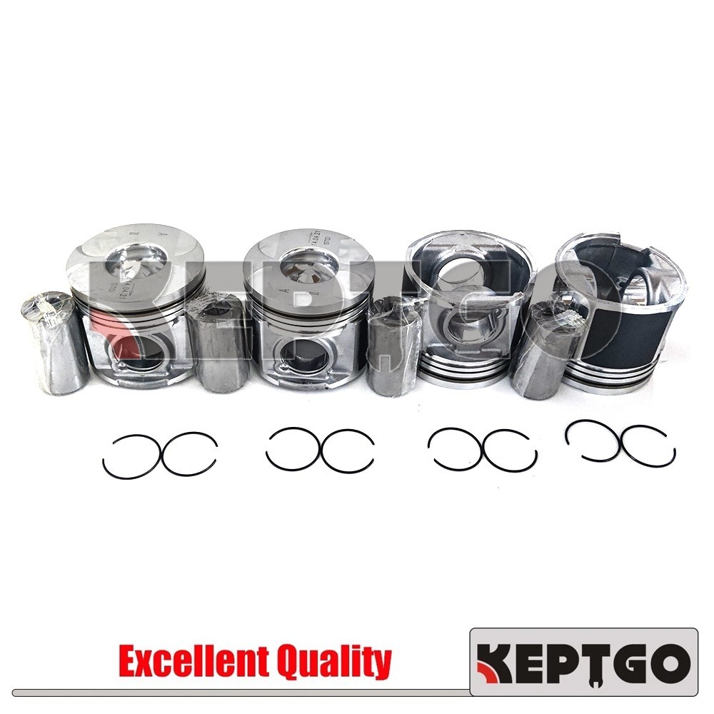 4pcs 2KD STD Piston Set STD For Toyota 2KD-FTV Engine