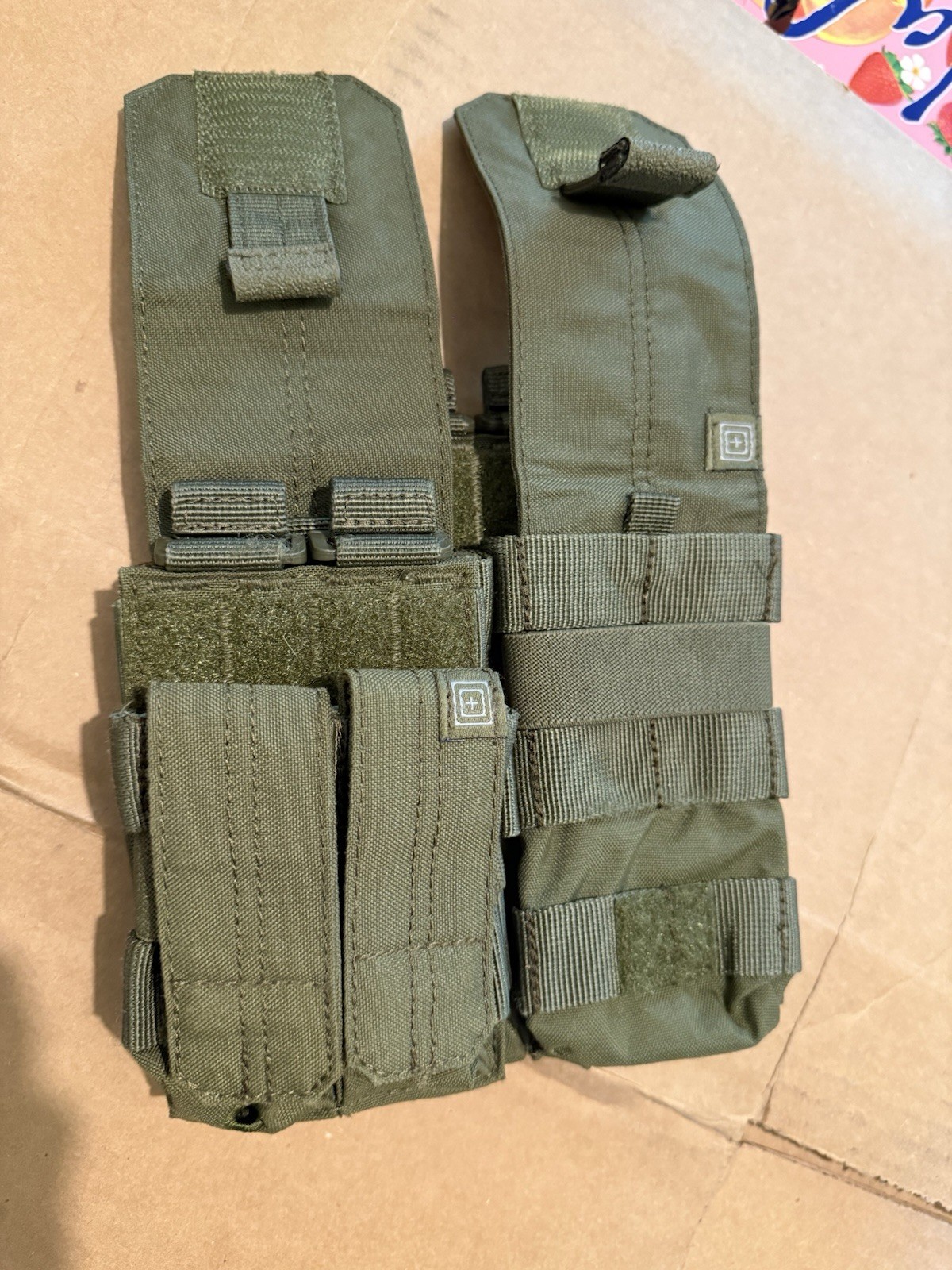 511 Tactical Double Mag Pouch 2.23/5.56 With Double Pistol Mag Pouch