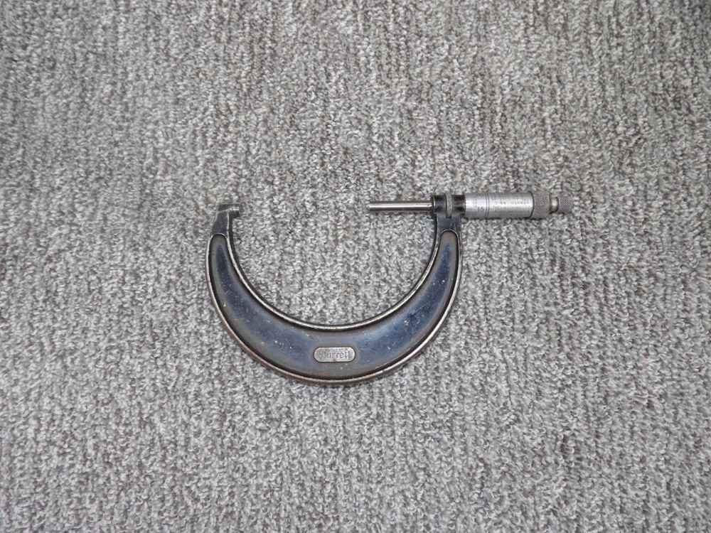 Starrett Outside Micrometer 2-3" Range Precision Measuring Tool