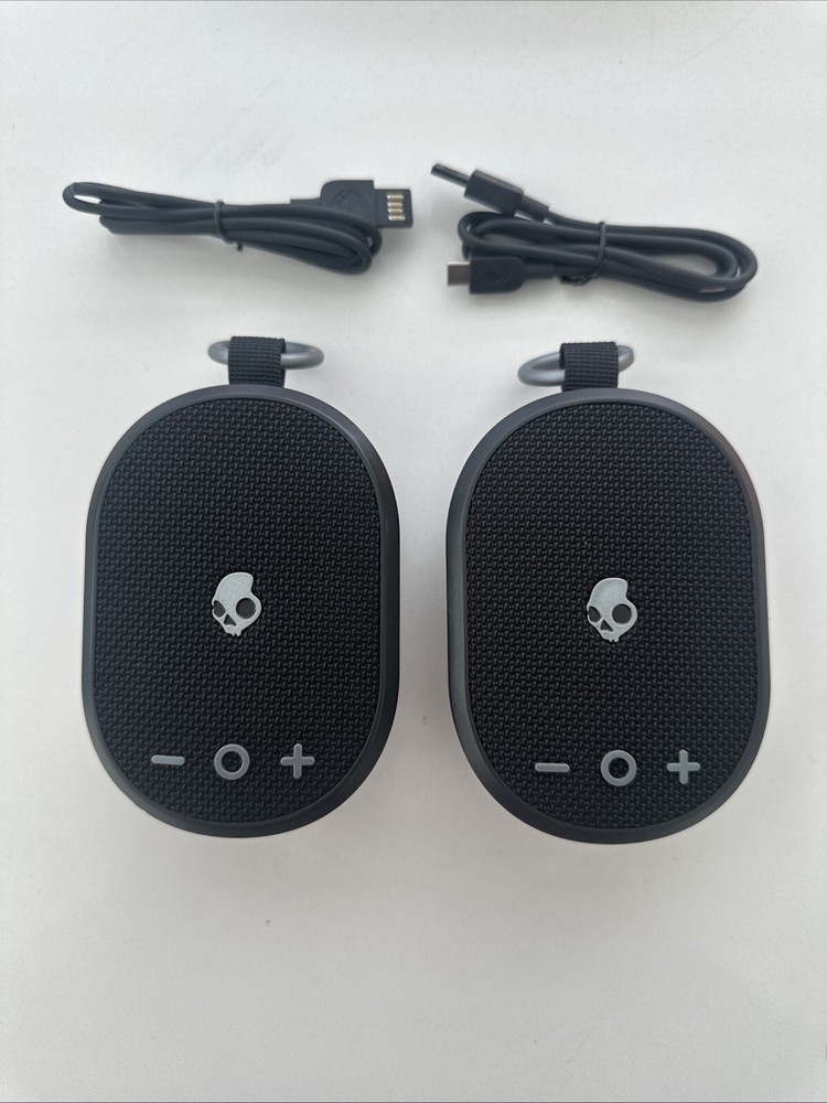 Skullcandy Kilo Wireless Bluetooth Speaker with Case Bundle, 2-pack