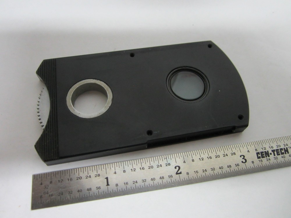 MICROSCOPE POLARIZER SLIDE ROTABLE OPTICS #F3-82