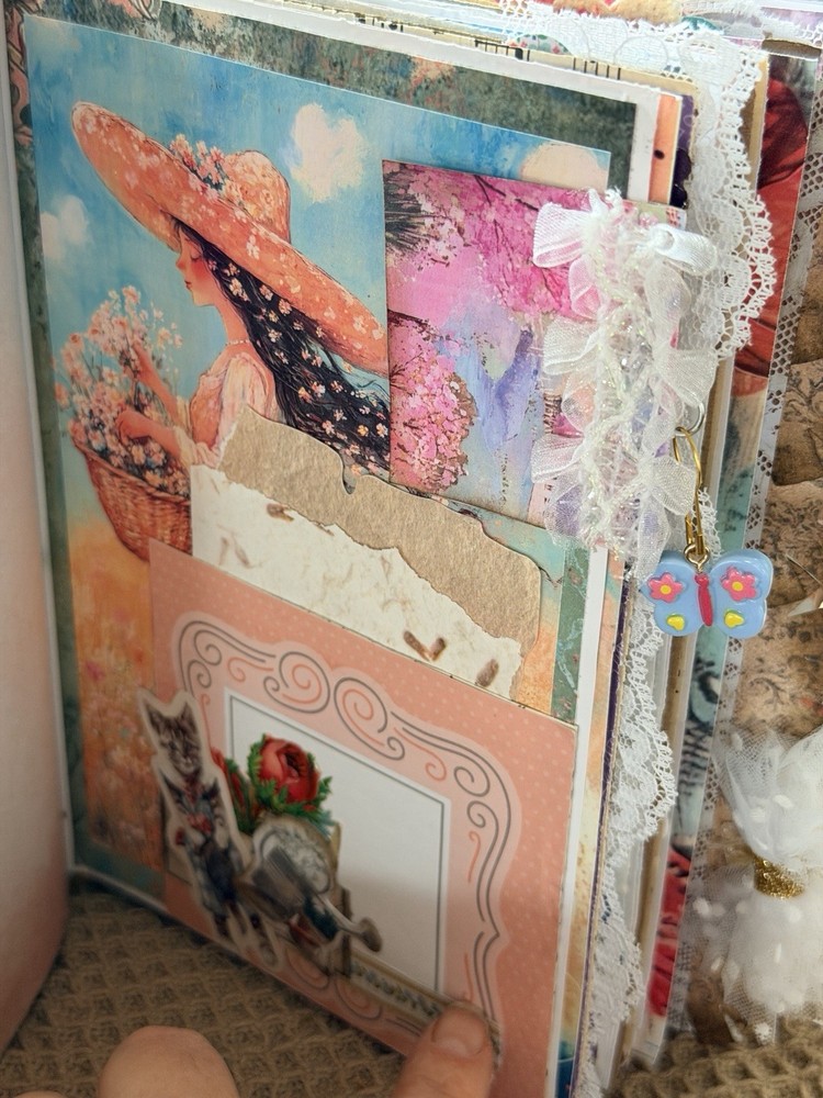 “Spring Sunshine”-Handmade Junk Journal