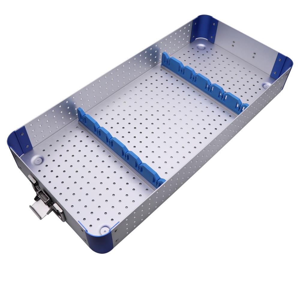 Laparoscopic Instrument Aluminu Sterilization Case Surgical Tool Case54*25*10cm