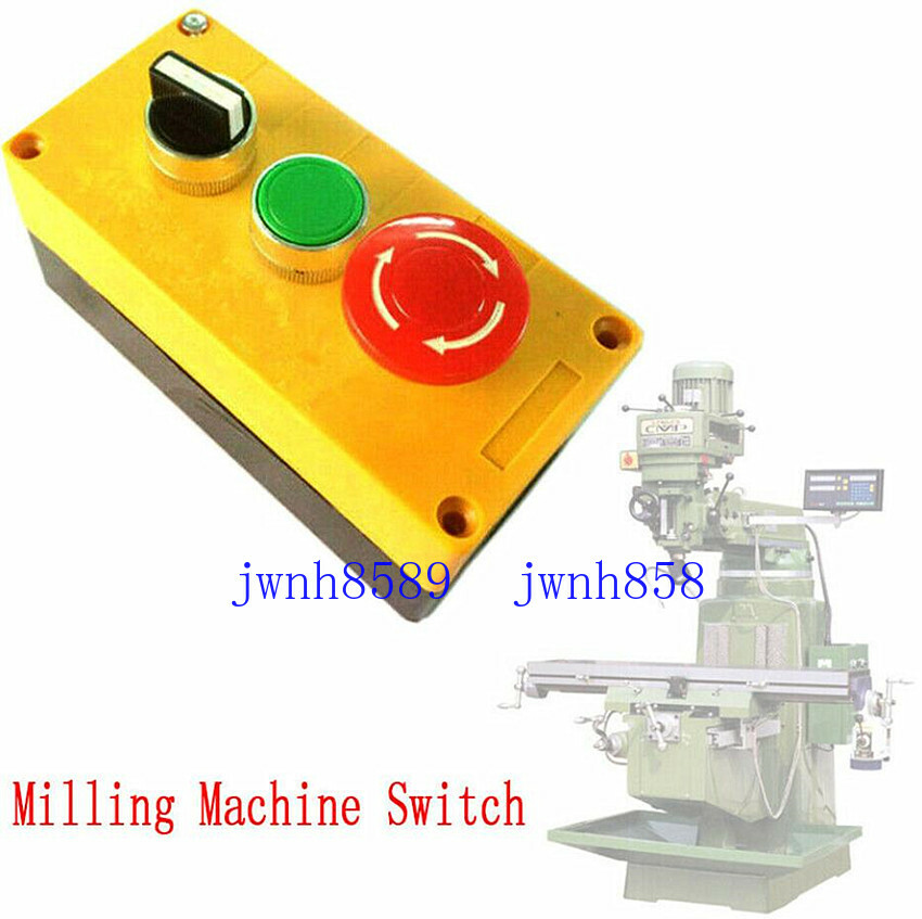 Bridgeport Milling Machine Part Start Stop Control Switch Box Water Pump Case