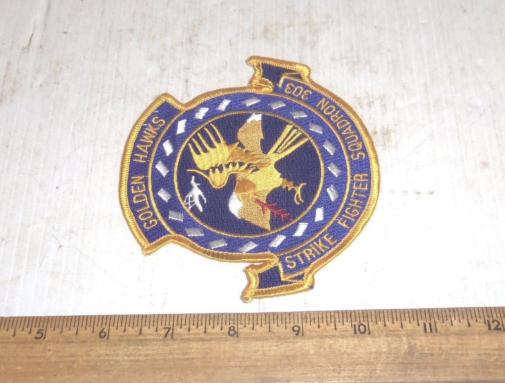 US Navy - Strike Fighter Squadron 303rd Embroidered Patch