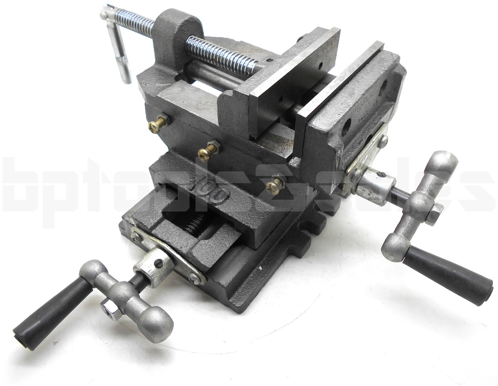 4" CROSS DRILL PRESS Vise X-Y Clamp Heavy Duty Machine Slide Metal Milling 2 Way