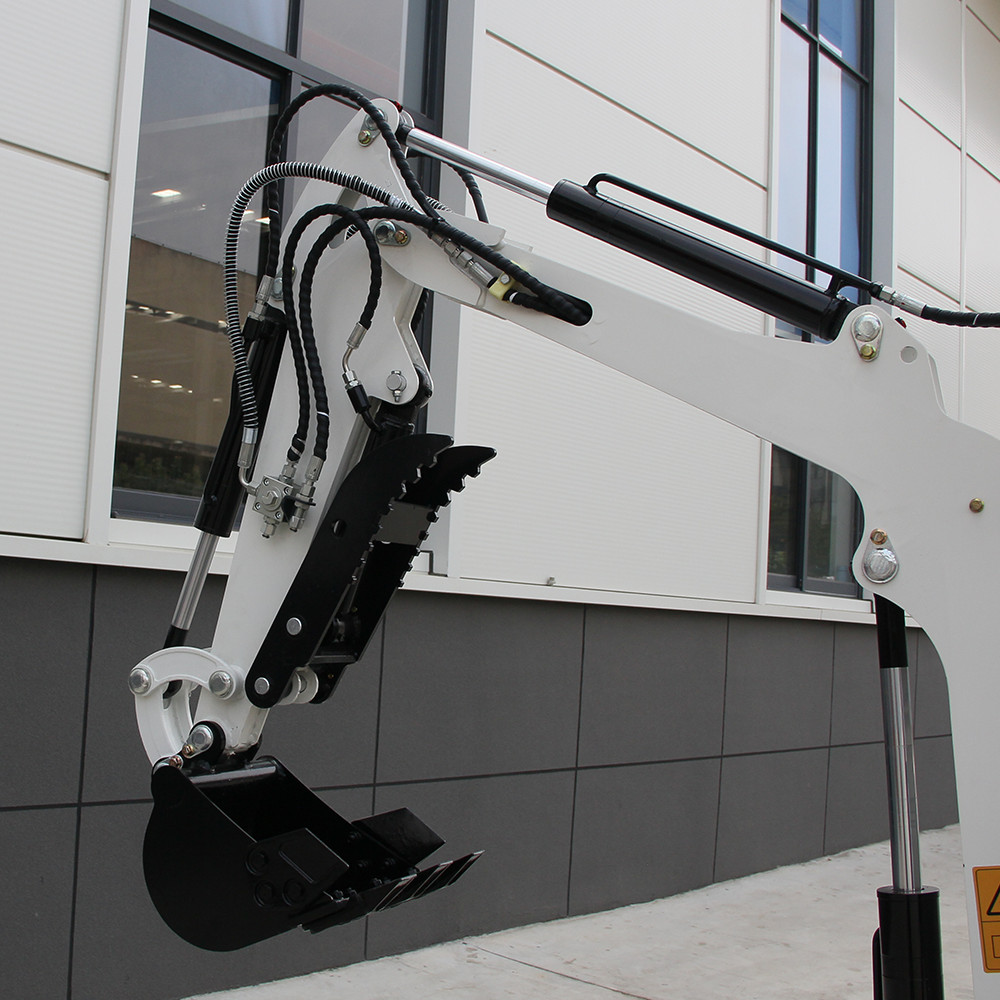 Mini Excavator 1 Ton Hydraulic Pilot Joystick B&S Engine Compact Digger