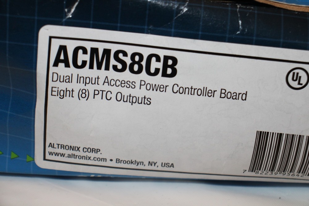 Altronix ACMS8CB Dual Input Access Control Power Controller Board 8 Output "NEW"