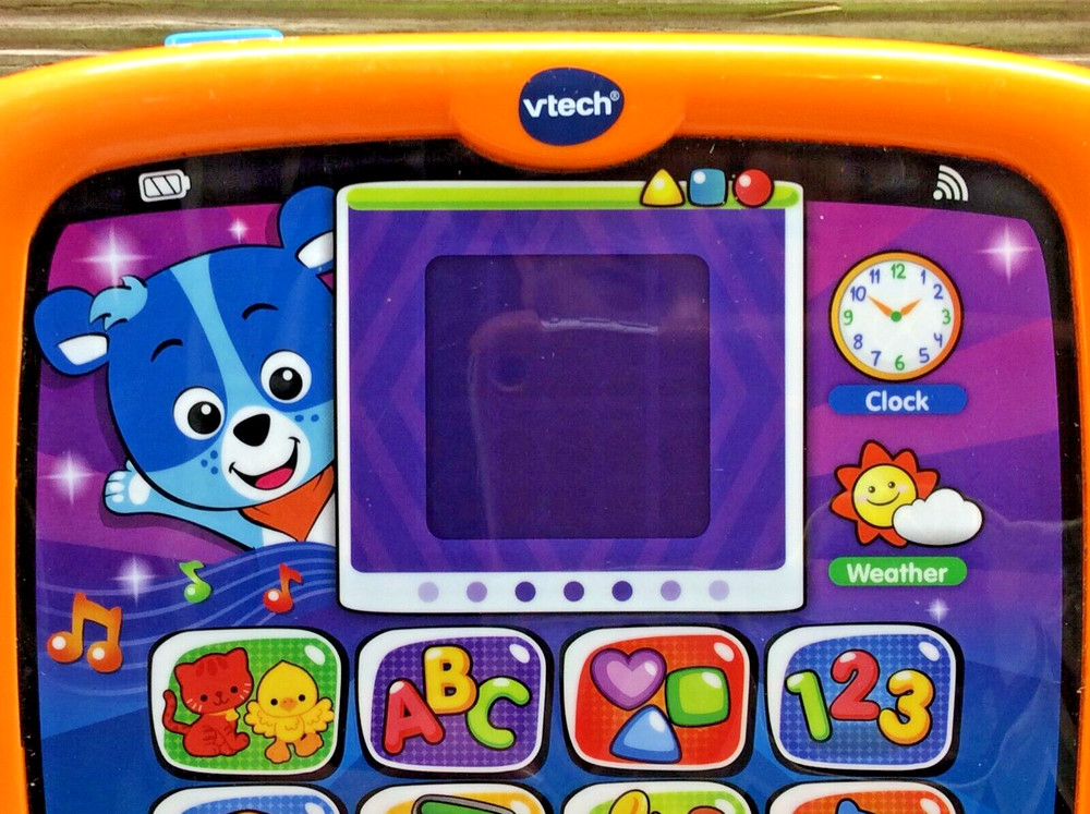 Vtech Light-Up Baby Touch Tablet Pre-School Learning Kids Tablet TESTED WORKING!
