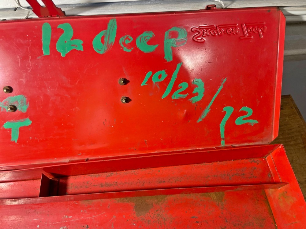 Vintage Snap-On Tool Box for Socket Set KRA 280 Date Code 72