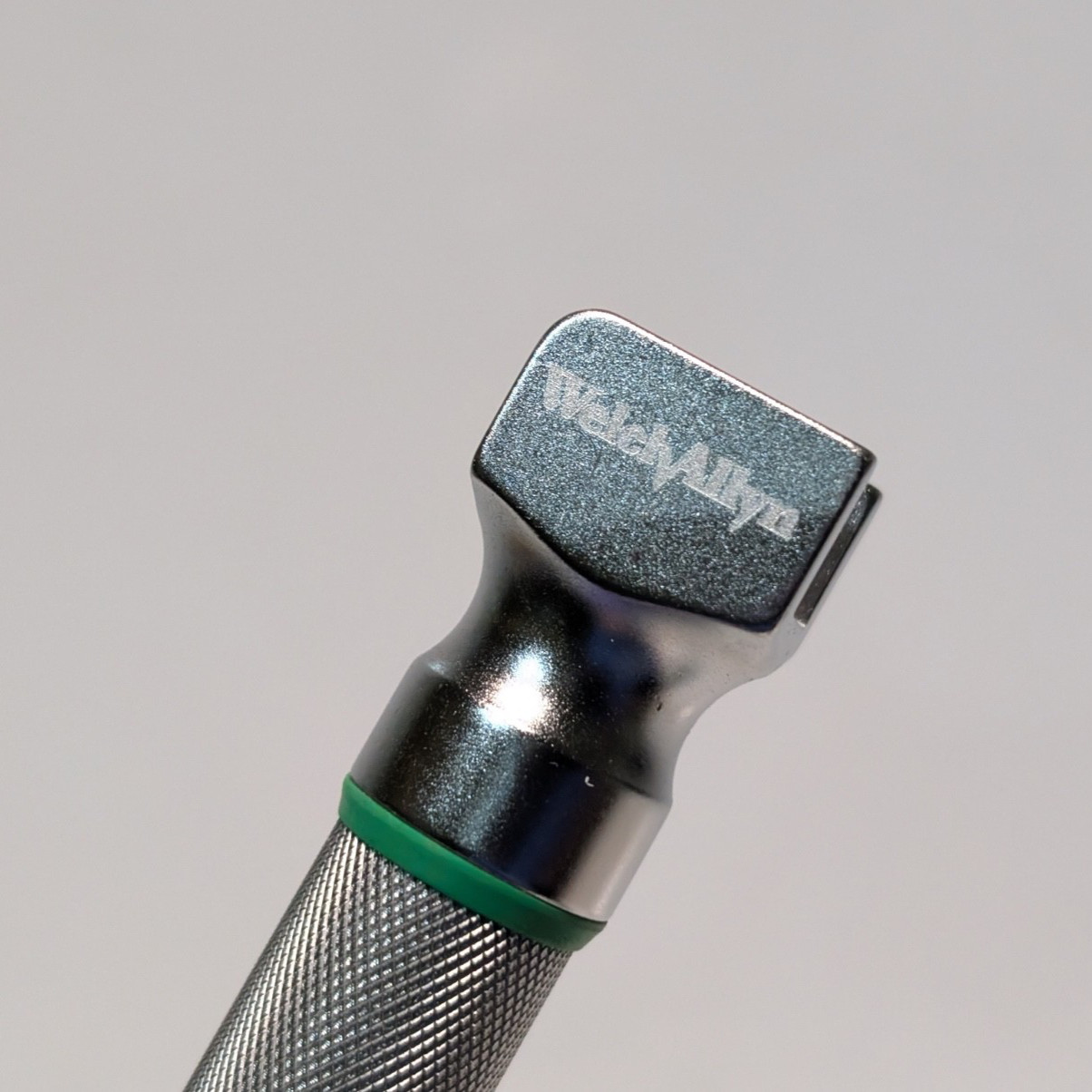 Pair of Fiber Optic Laryngoscope Handles (Welch Allyn, Rusch), Fiber Optic Blade