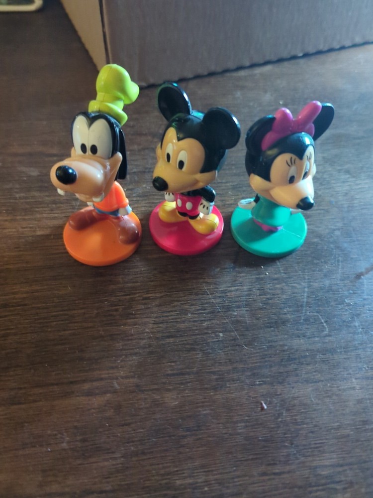 Disney Mini Bobblehead Set Of Three