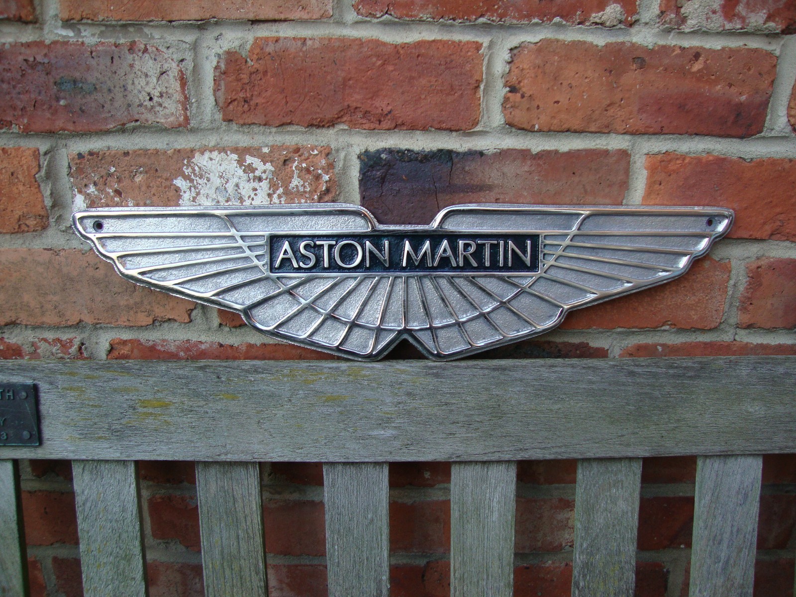Aston Martin sign cast aluminium dealer sign large garage vac145